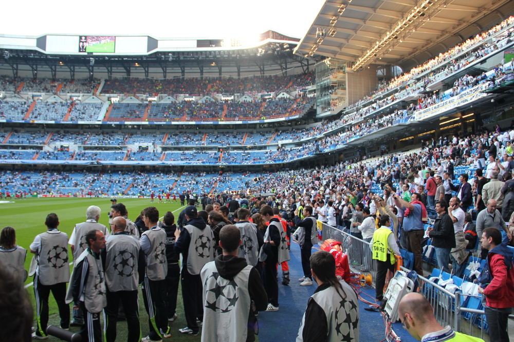 伯纳乌。欧冠德比