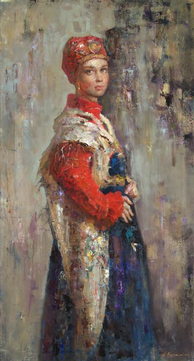 Andrey Kartashov (安德烈·卡塔晓夫) Girl with a Red Hat（戴红帽的女孩）.jpg