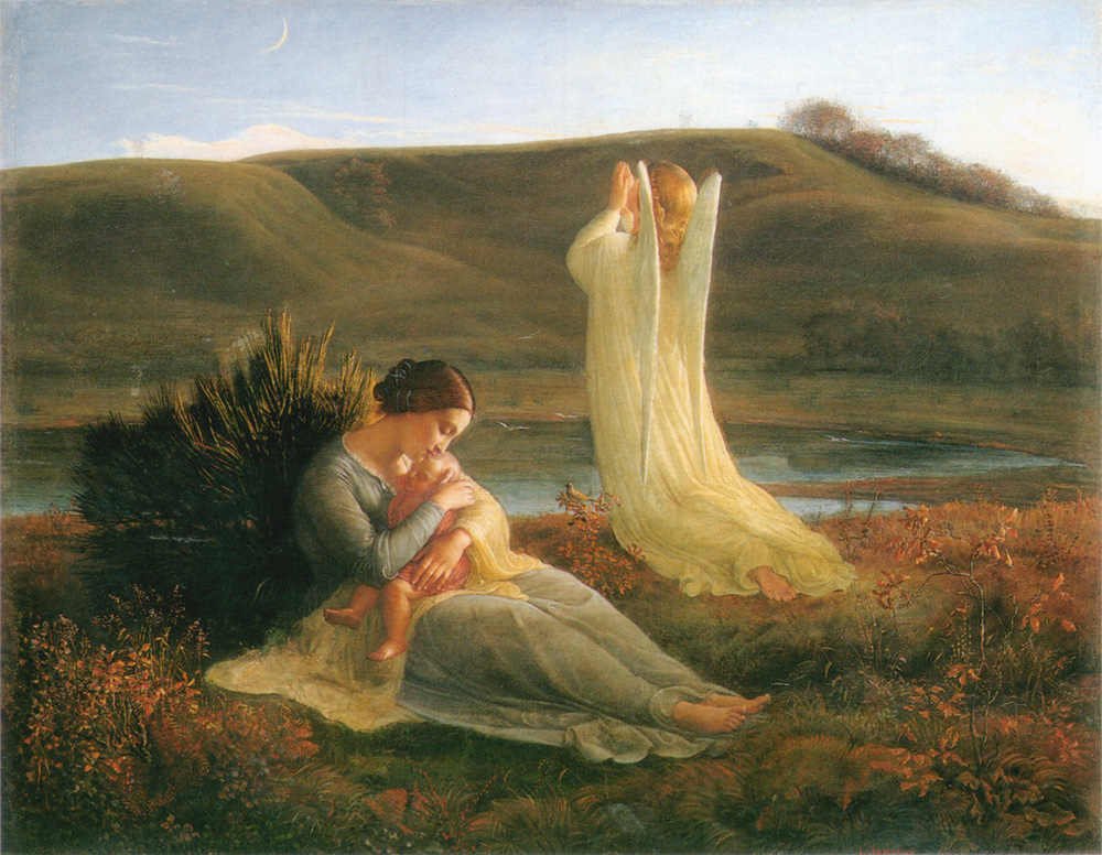 Anne Francois Louis Janmot (安妮·弗朗索瓦·路易) L Ange Et la Mere（天使和母亲.jpg