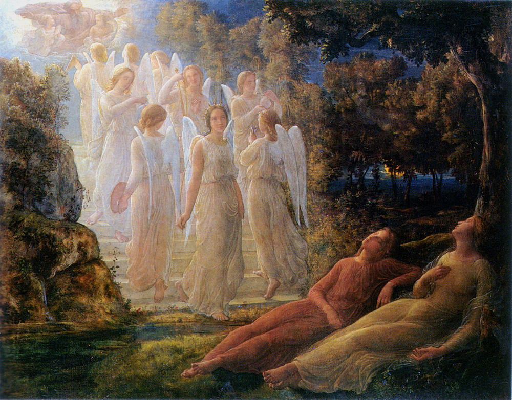 Anne Francois Louis Janmot (安妮·弗朗索瓦·路易) L Echelle d or（阶梯上的天使们.jpg