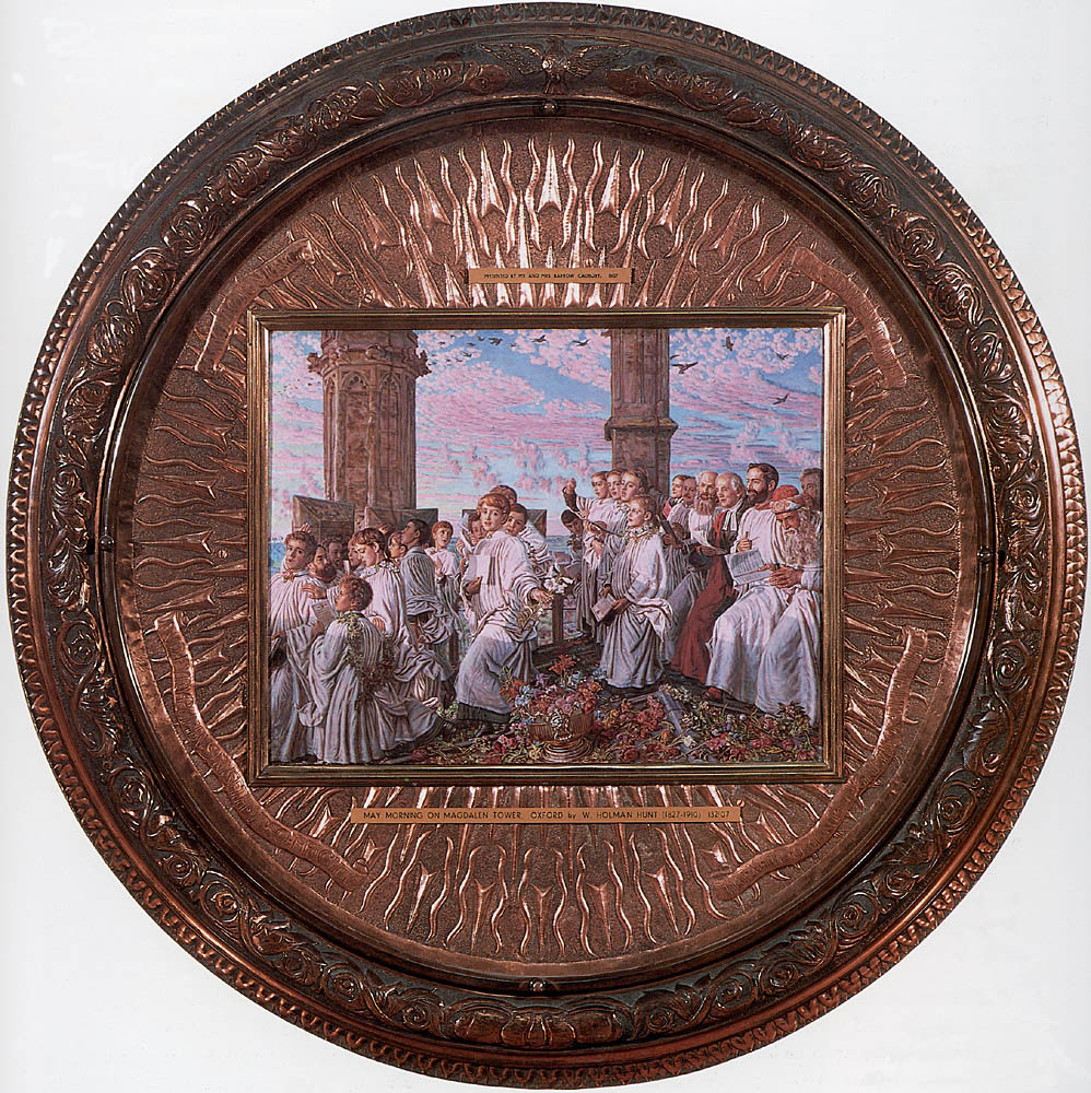 May Morning on Magdalen Tower, Oxford.jpg