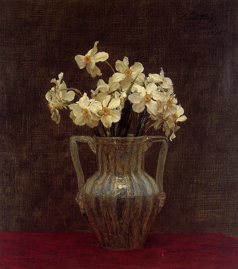Narcisses in an Opaline Glass Vase.jpg