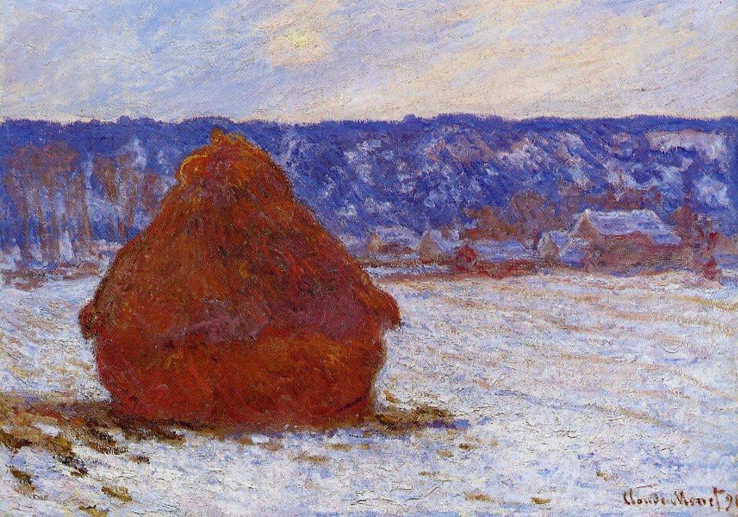 Grainstack in Overcast Weather, Snow Effect.jpg