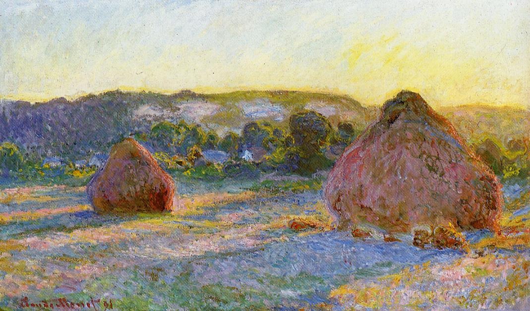 Grainstacks at the End of Summer, Evening Effect.jpg