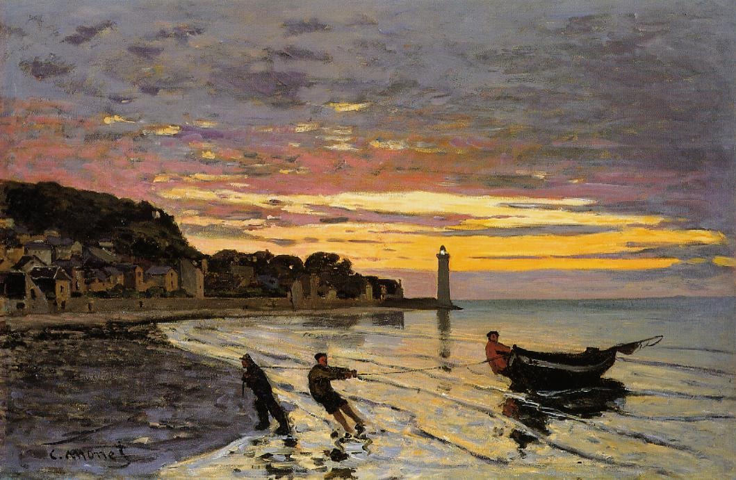 Hauling a Boat Ashore, Honfleur.jpg