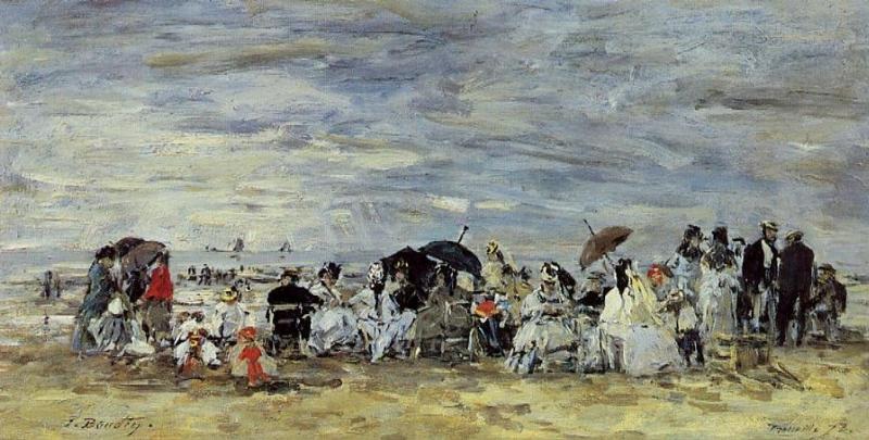 Trouville, Beach Scene 1.jpg