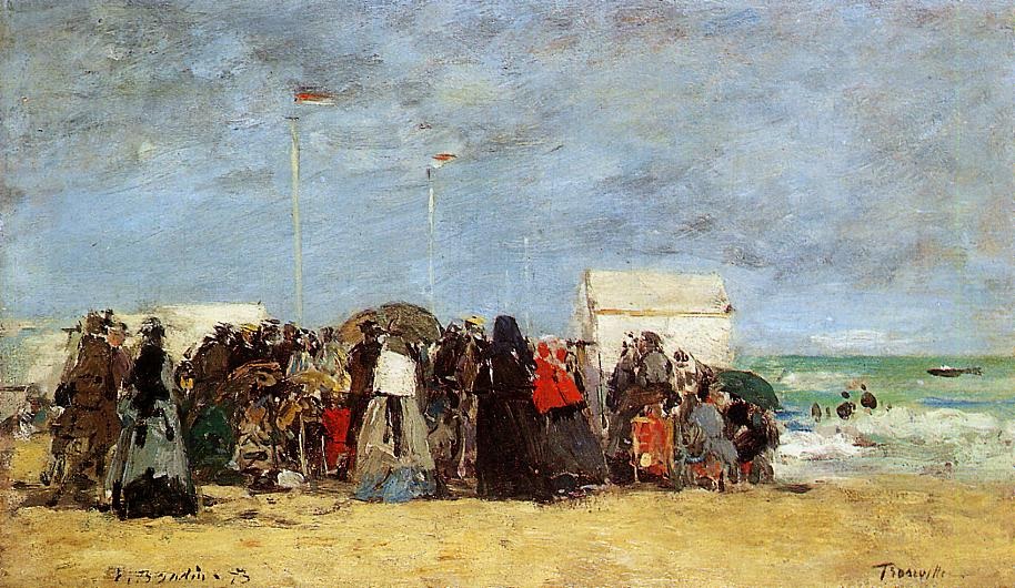 Trouville, Beach Scene 10.jpg