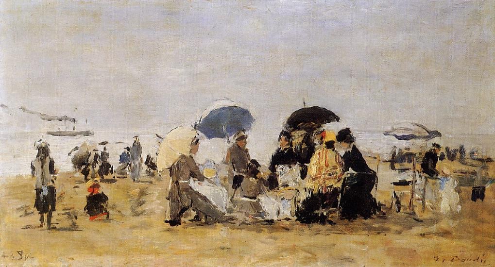 Trouville, Beach Scene 12.jpg