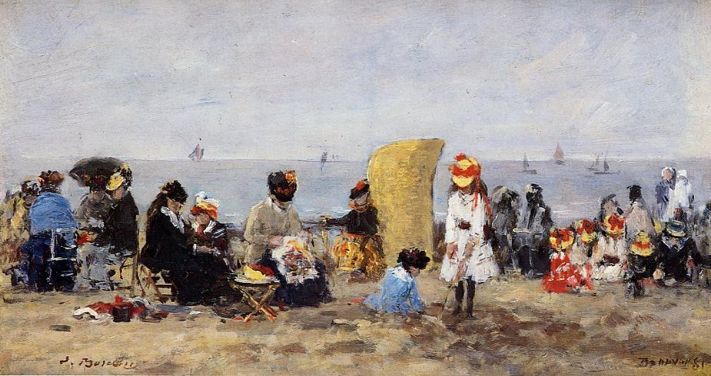 Trouville, Beach Scene 15.jpg