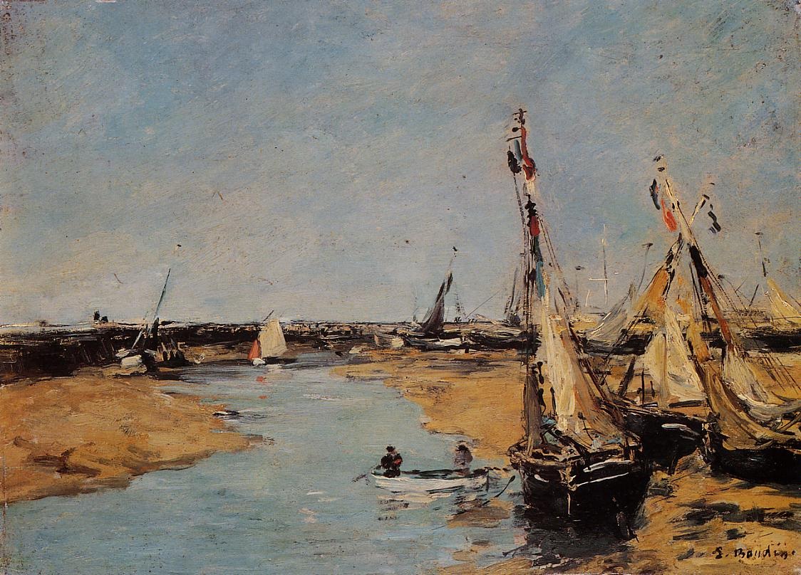 Trouville, the Jettys, Low Tide 1.jpg