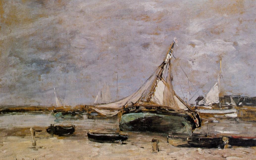 Trouville, the Jettys, Low Tide 2.jpg