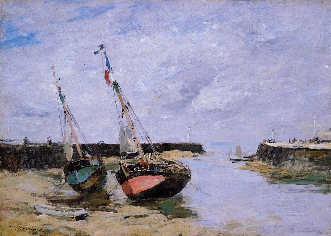Trouville, the Jettys, Low Tide 6.jpg