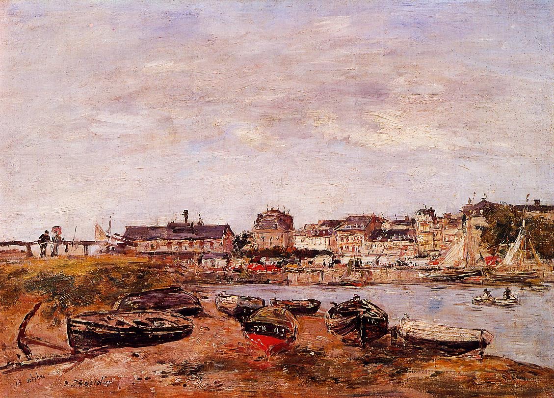 Trouville, the View from Deauville on Market Day.jpg