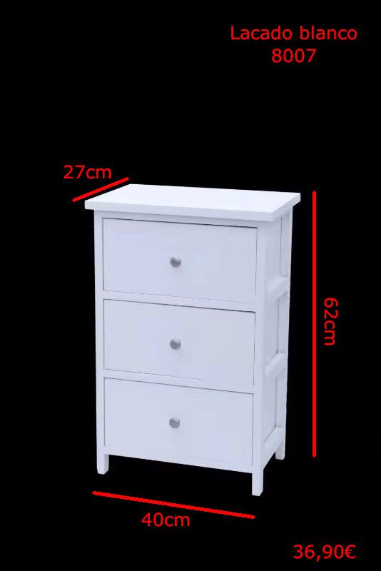 白色喷漆三开门