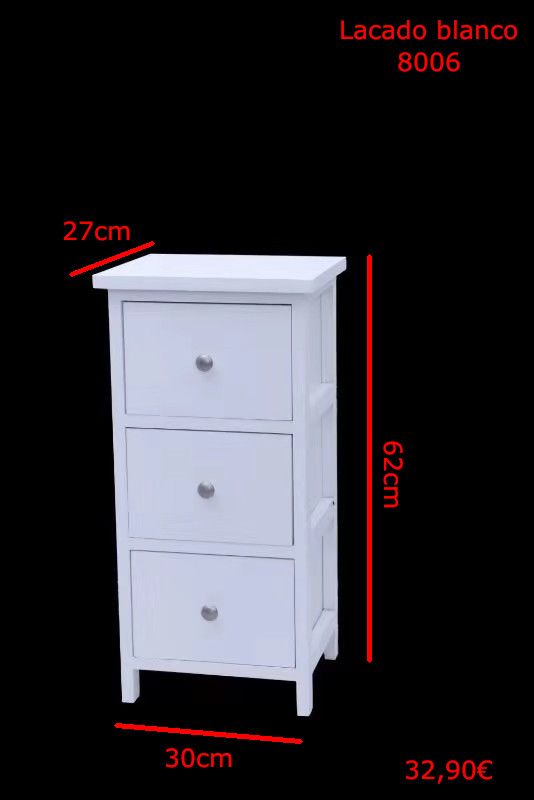 白色喷漆三开门