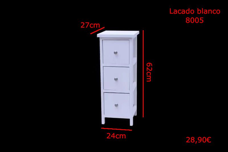 白色喷漆三开门