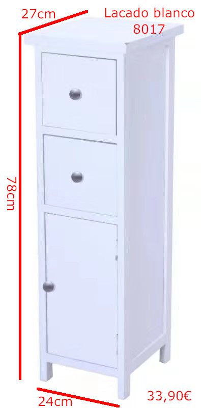 白色喷漆三开门