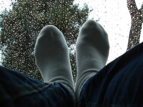 也是车窗,不过刚下过雨