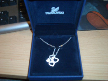 SWAROVSKI的项链，没想通，干吗不买打折的