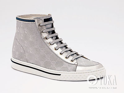 灰色布面平底鞋 Gucci.jpg